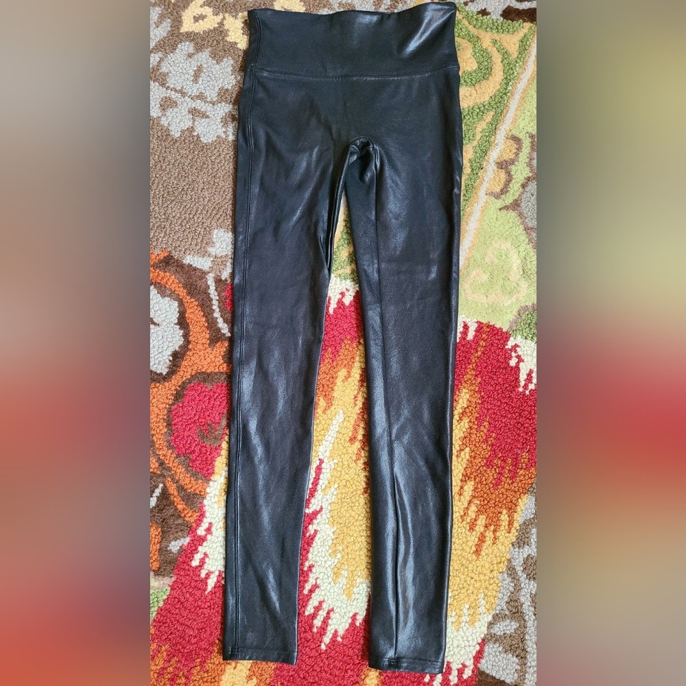 Spanx leather leggings